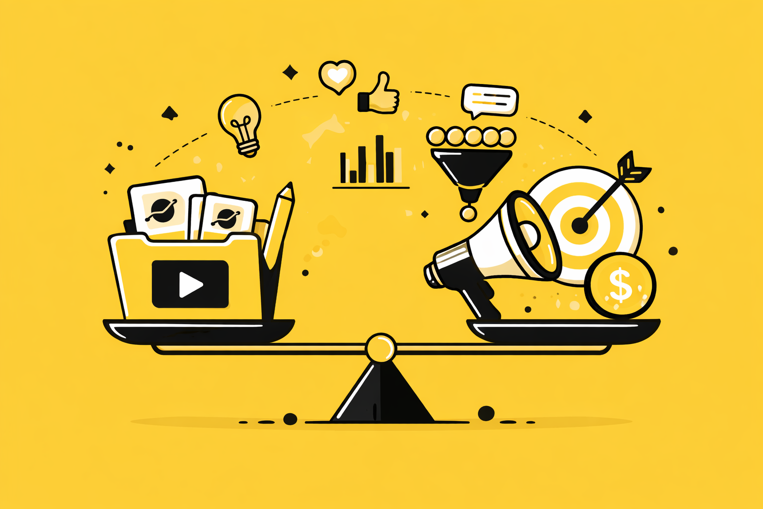 El arte del contenido y la pauta: el equilibrio clave para convertir en redes sociales